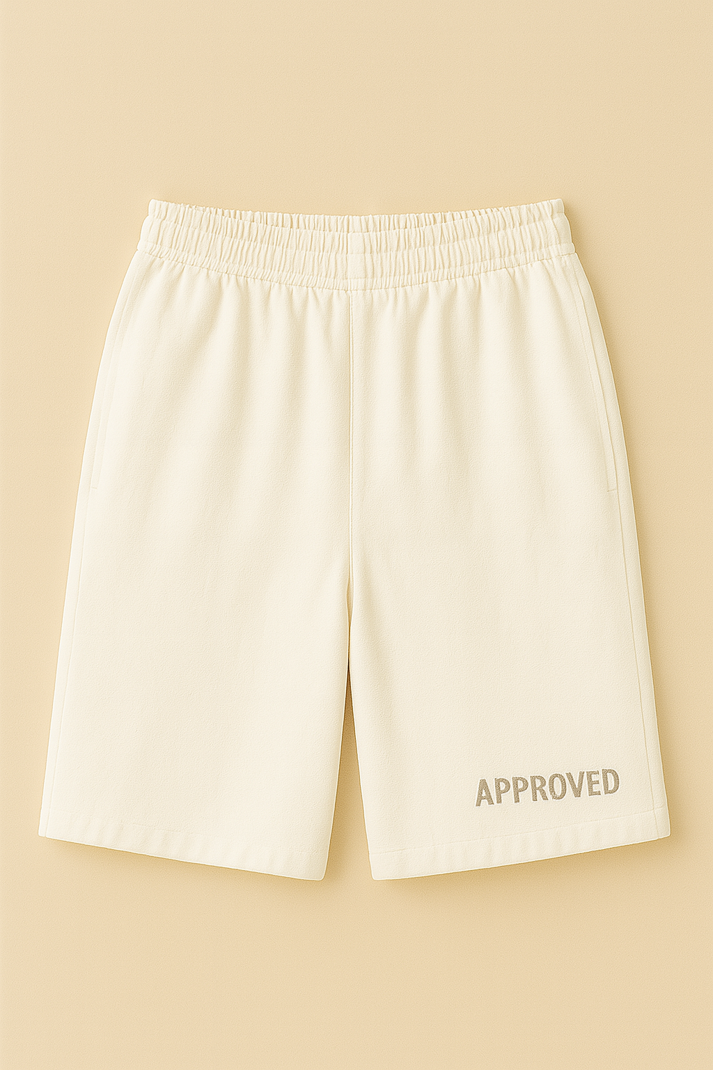 Minimal White Summer Set – Men’s Shirt & Shorts (Solid Edition)