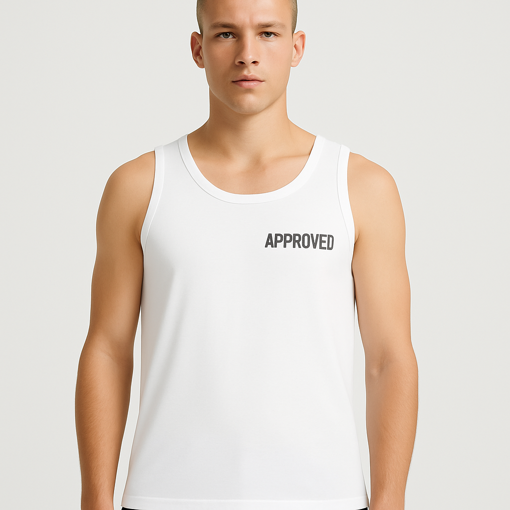 Approved® Minimalist Singlet – White