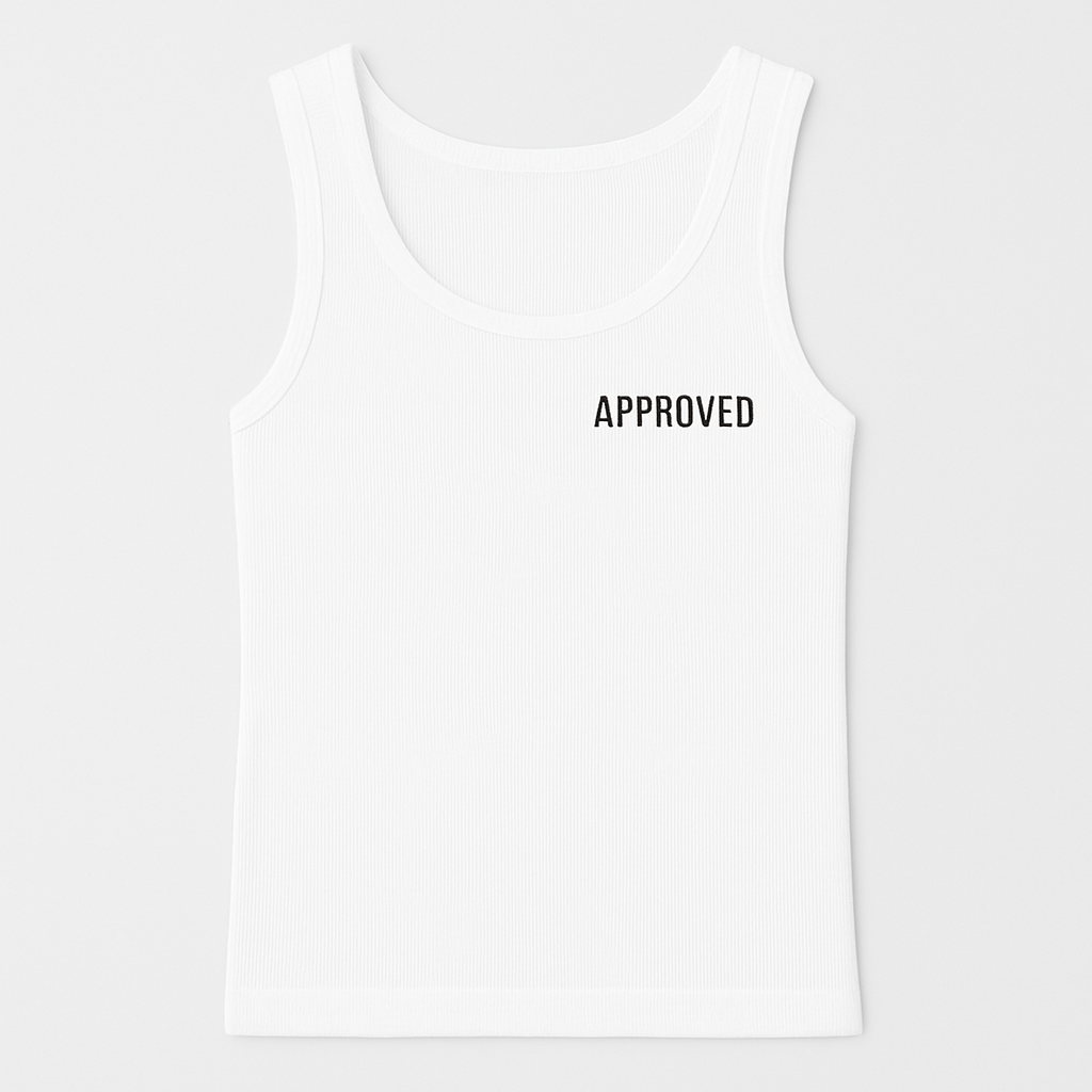 Approved® Minimalist Singlet – White