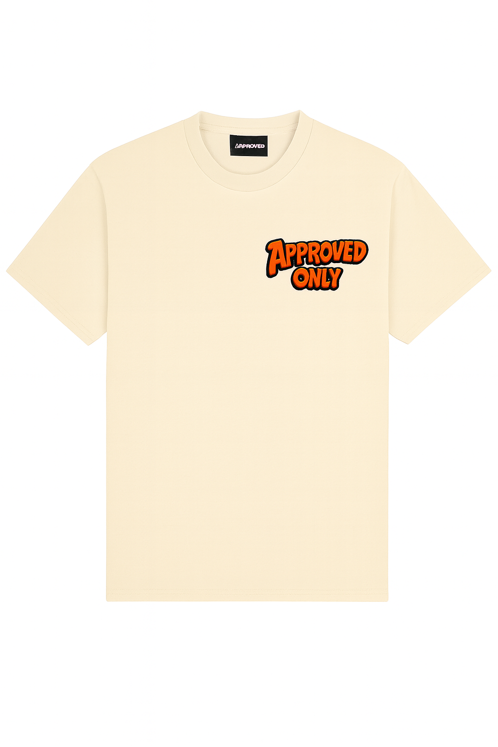 Approved Only T-Shirt – Cream Edition