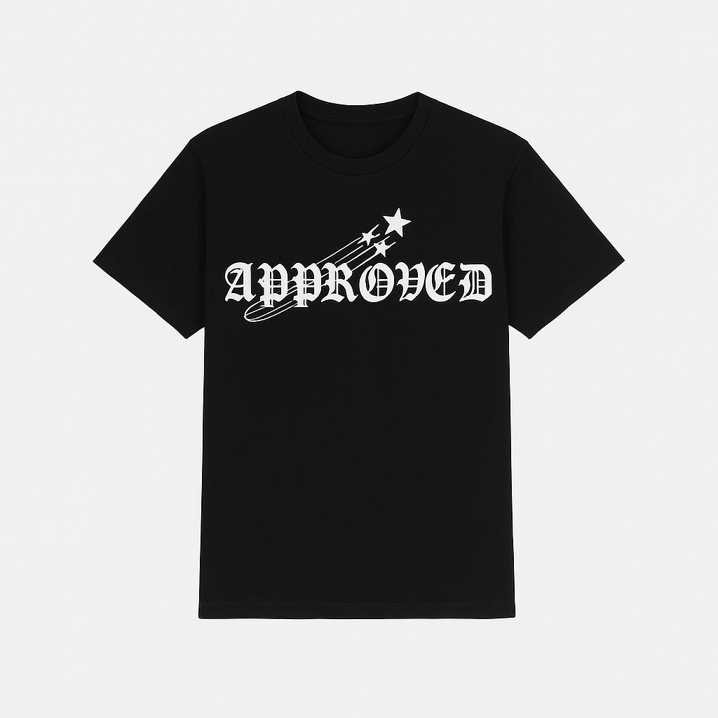 Approved Classic Black Tee