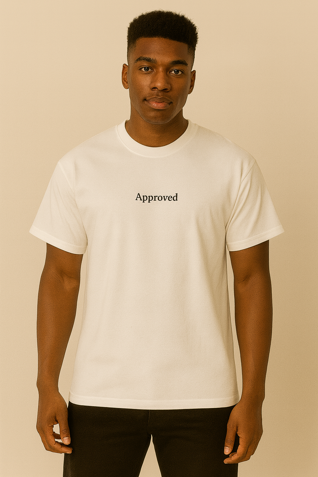 Approved Classic White T-Shirt – Minimal Streetwear Essential